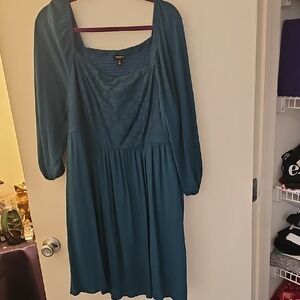 Teal Women's Dress Lined Size 2